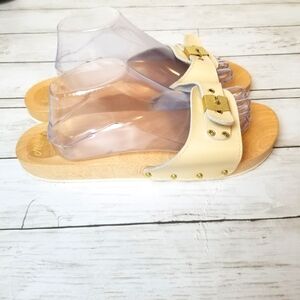 Mauri Leather Wooden Hooves Wooden Sandals